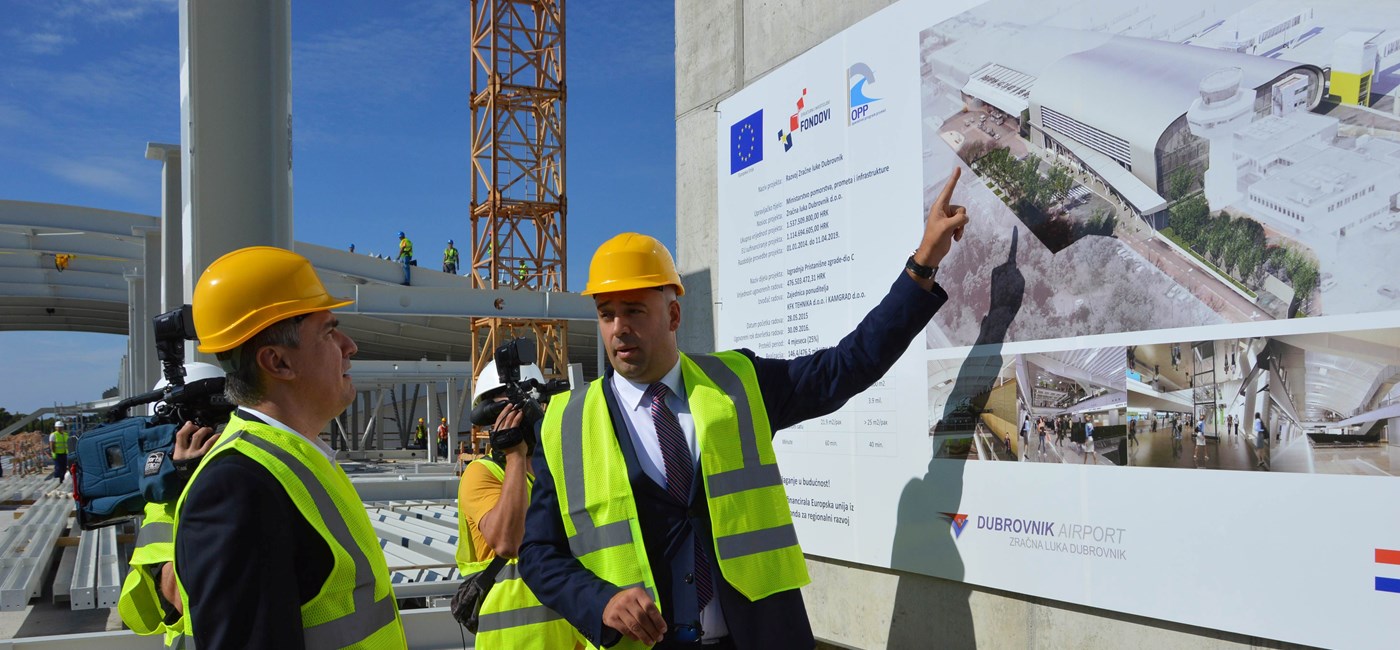 Predsjednik Vlade u Zračnoj luci Dubrovnik: Ovo je ogroman projekt, a uskoro počinje i gradnja Pelješkog mosta   